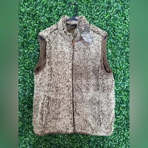 Men’s Brown Sherpa Vest